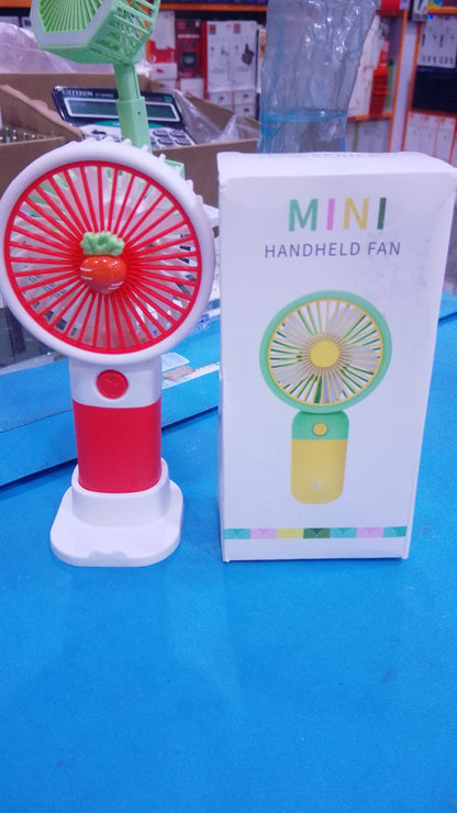Mini Portable Handheld Fan with Desktop Base