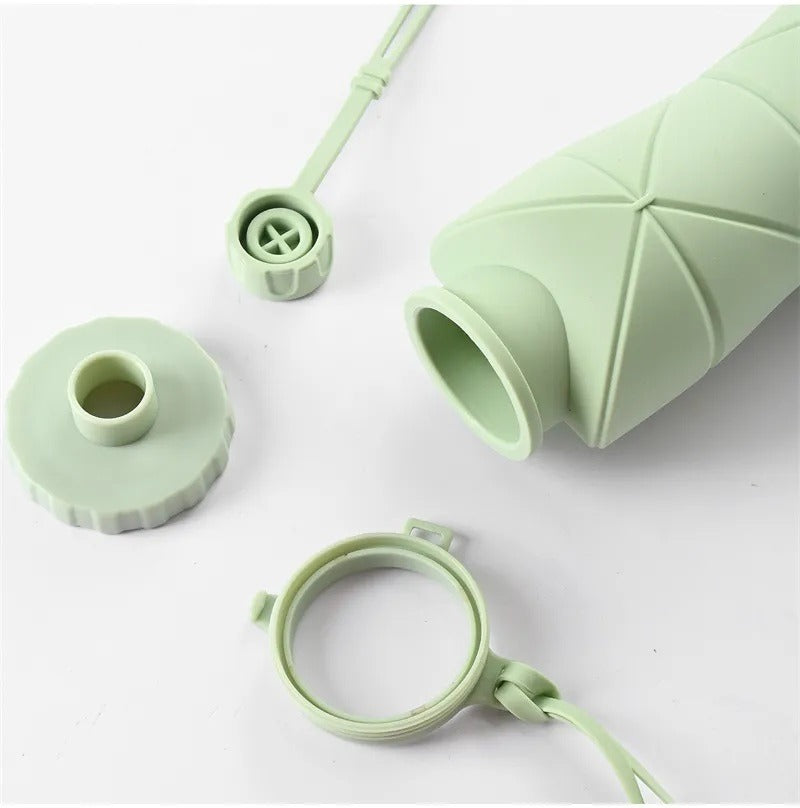 Silicon foldable water bottle