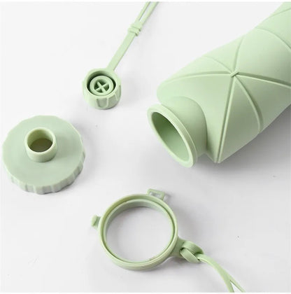 Silicon foldable water bottle
