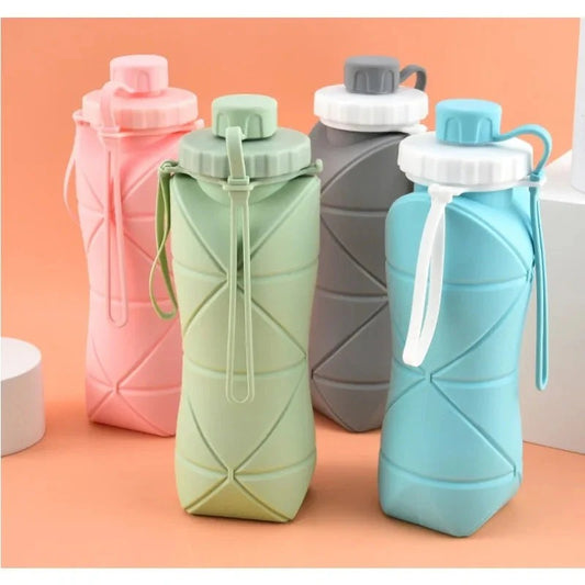 Silicon foldable water bottle