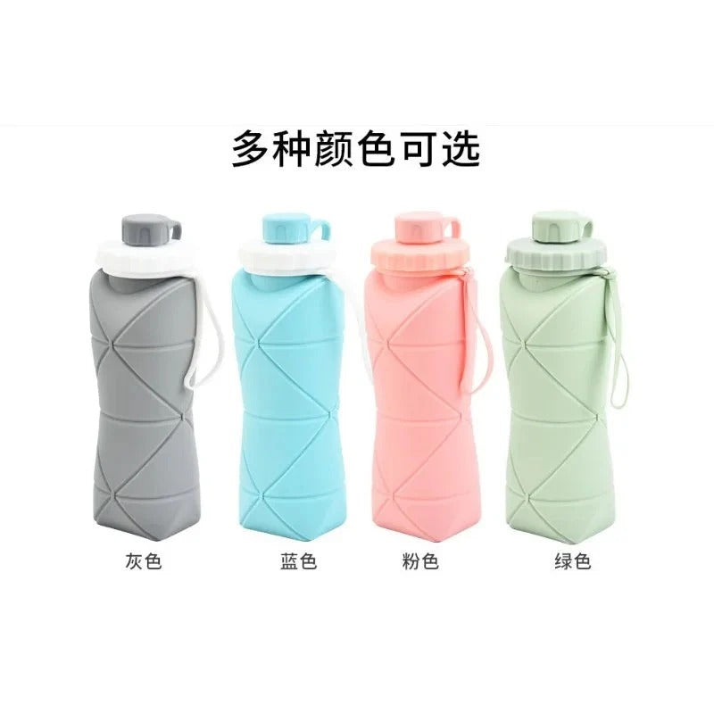 Silicon foldable water bottle